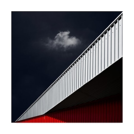 Harry Verschelden 'Red Architecture' Canvas Art,24x24